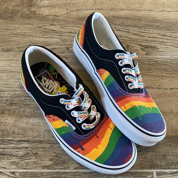 {VANS} Rainbow Drip Era Shoes | Unisex W-8/M-6.5 - Picture 4 of 15